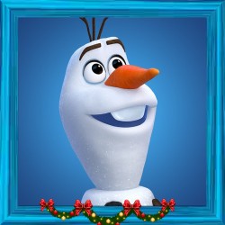 Olaf 40x40cm Framed