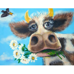 Cute Cow 30x40cm