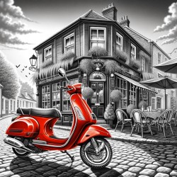 Red Scooter