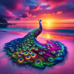 Colourful Peacock