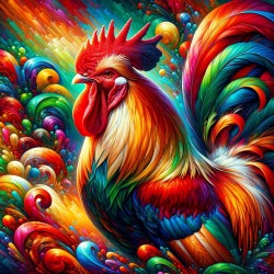 Colourful Rooster