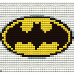 Batman logo Diamond Dot