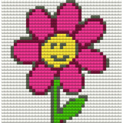 Flower Diamond Dot