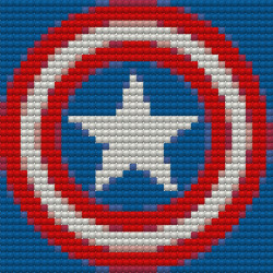 Captain America Diamond Dot