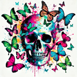 Butterfly Skull