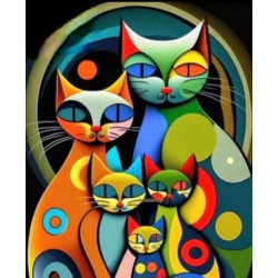 Cats 57x70cm