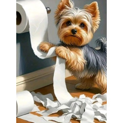 Yorkie Toilet Paper