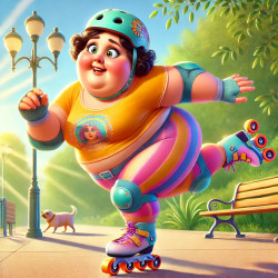 Fat lady Rollerblades