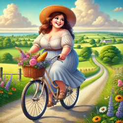 Fat lady bicycle