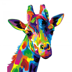 Colourful Giraffe