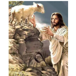 Jesus with lamb