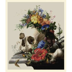 Skull flowers